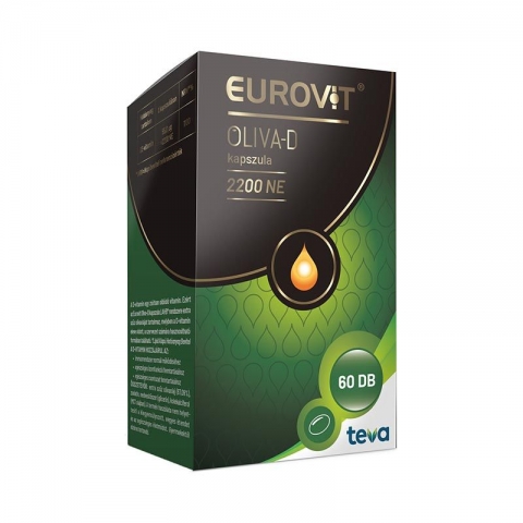Eurovit Oliva-D 2200NE étrendkiegészítő kapszula 60x
