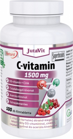 JutaVit C-vitamin 1500mg Csipkebogyó+Acerola+D3 ft 100x