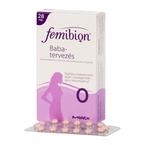 Femibion 0 Babatervezés étrendkiegészítő tabletta 28x