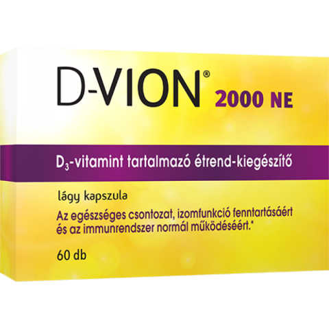 D-Vion D3-vitamin 2000NE kapszula 60x