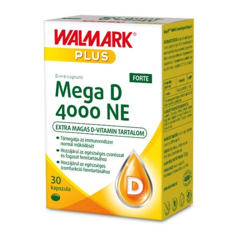 Walmark Plus Mega D 4000NE Forte kapszula 30x