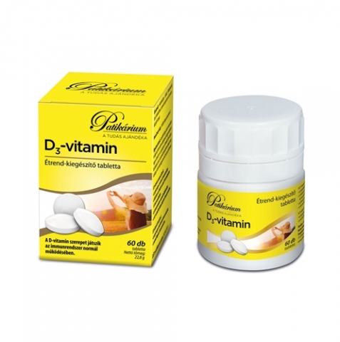 Patikárium D3-vitamin tabletta 60x