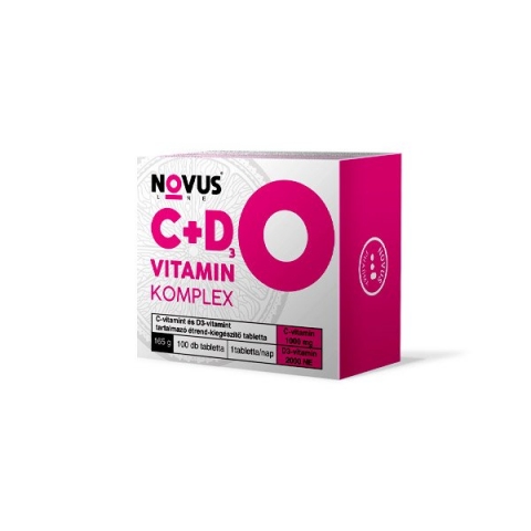 Novus Line Komplex C és D3 vitamin tabletta 100x