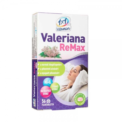 VitaPlus 1x1 Vitamin Valeriana ReMax filmtabletta 56x