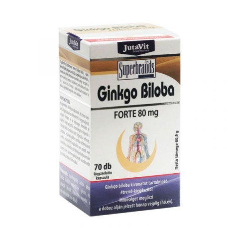 JutaVit Ginkgo Biloba Forte 80 mg lágyzselatin kapszula 70x