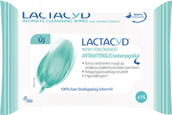 Lactacyd Femina intim tisztasági kendő 15x