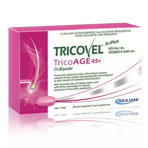 Tricovel Tricoage 45+ Bioequolo tabletta 30x