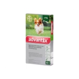 Advantix spot on 0,4ml 4kg alatti kutyáknak 4x