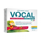 Vocal Kids eper ízű szopogató tabletta izlandi zuzmóval 24x