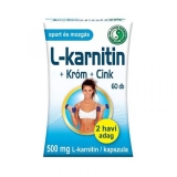 DR.CHEN L-karnitin 500 mg + króm és cink kapszula 60x