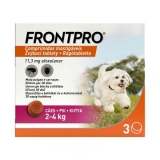 Frontpro 11,3 mg rágótabletta kutyáknak 2-4 kg 3x