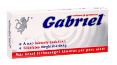 Gabriel terhességi teszt 1x